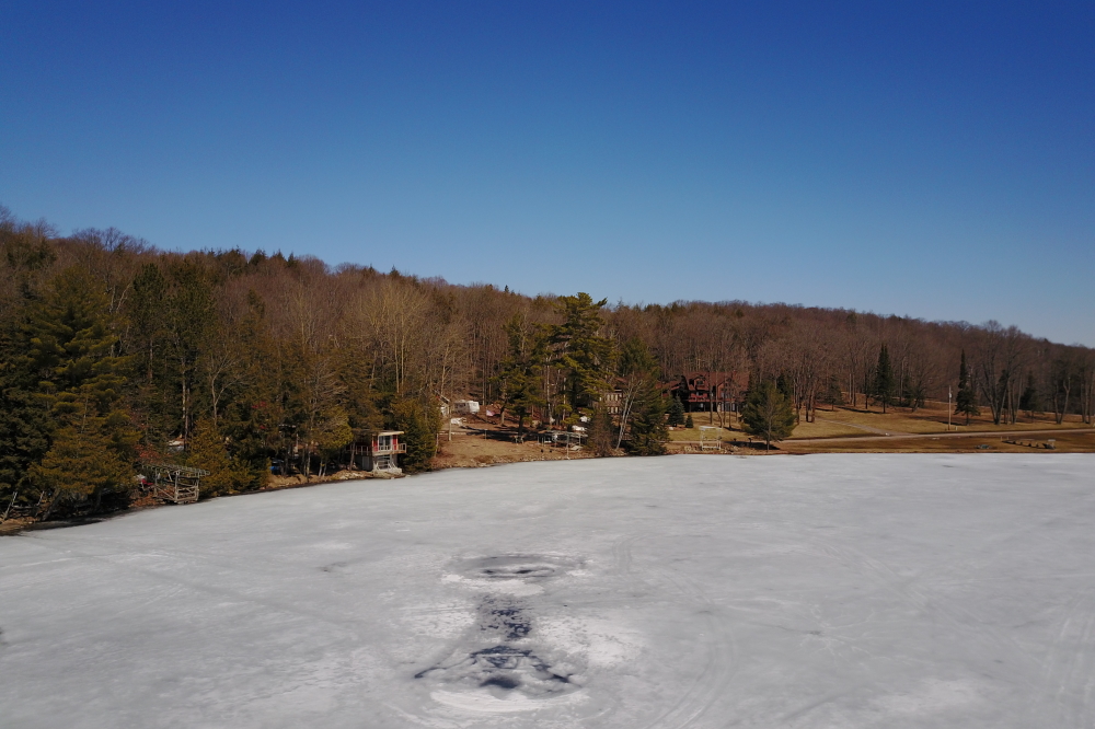 It was further noted that the snow forts of January are especially gone.