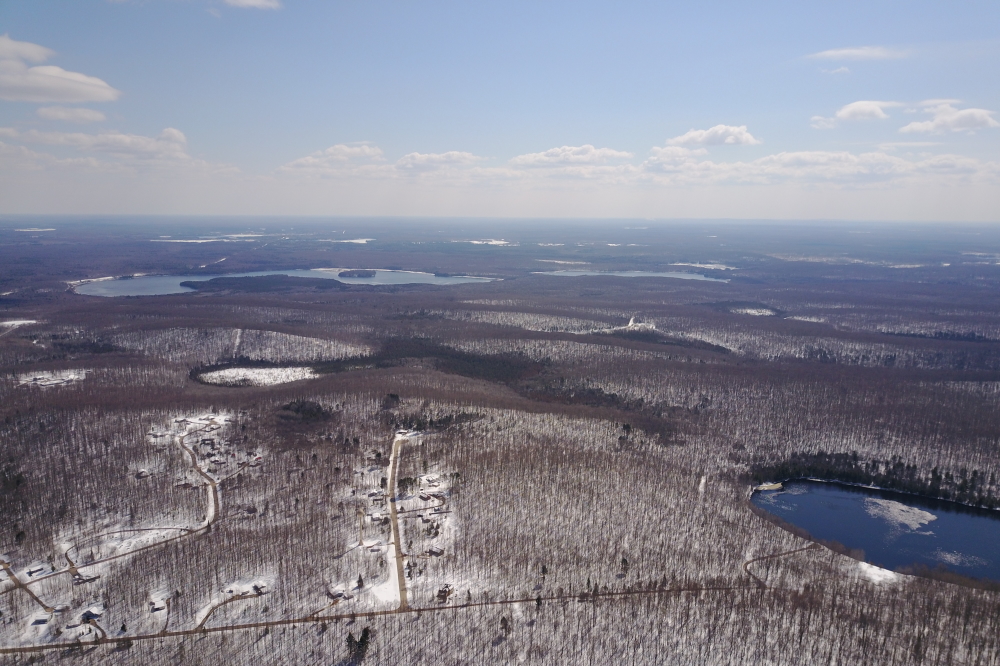 Lakes Wabikon and Riley continued to move closer to their ice-out.