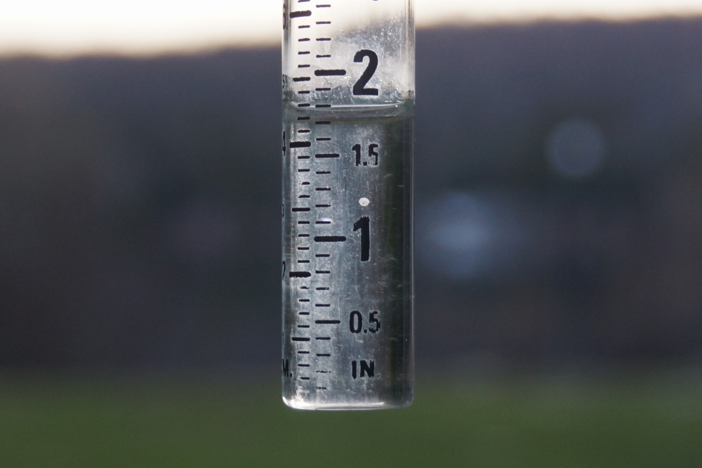 Just after the lake opened up, a storm that was composed of waves of on and off rain soaked the saturated ground.