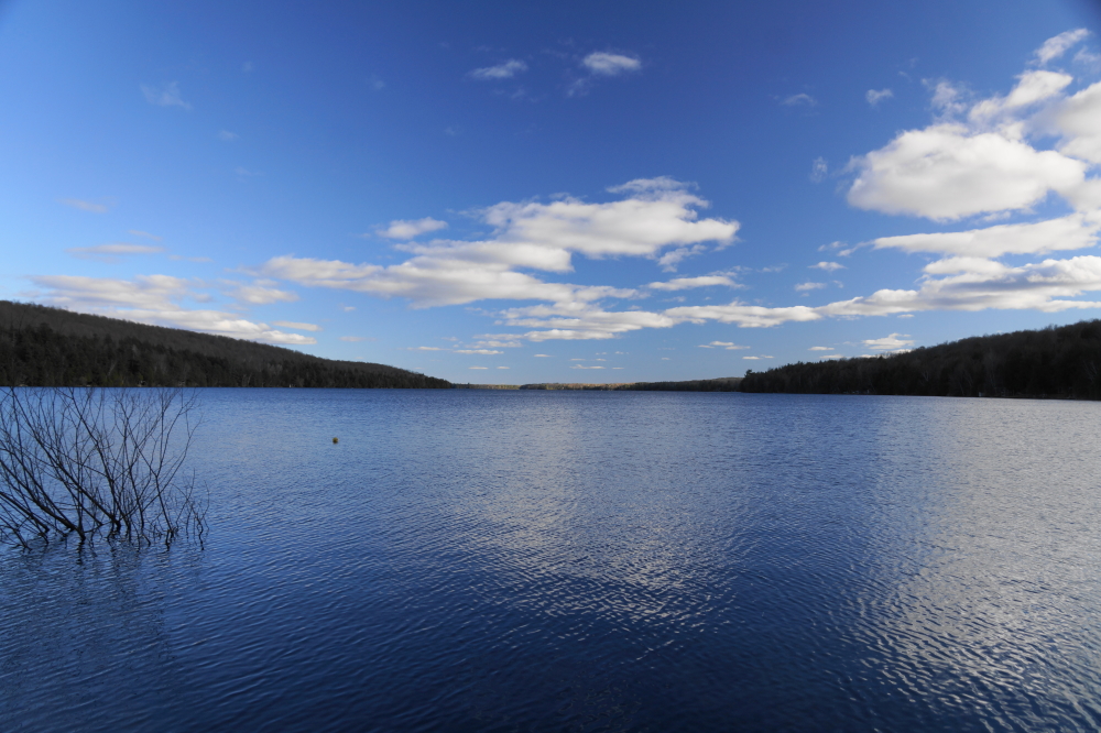 Lake Lucerne is at an all time high for the century at 34 inches above the nail. Since 2013, the lake has gone up over 6 and a half feet. That's almost a foot a year.  Historically the lake continues to rise until July. You might want to put a block or two under those pier legs this year.