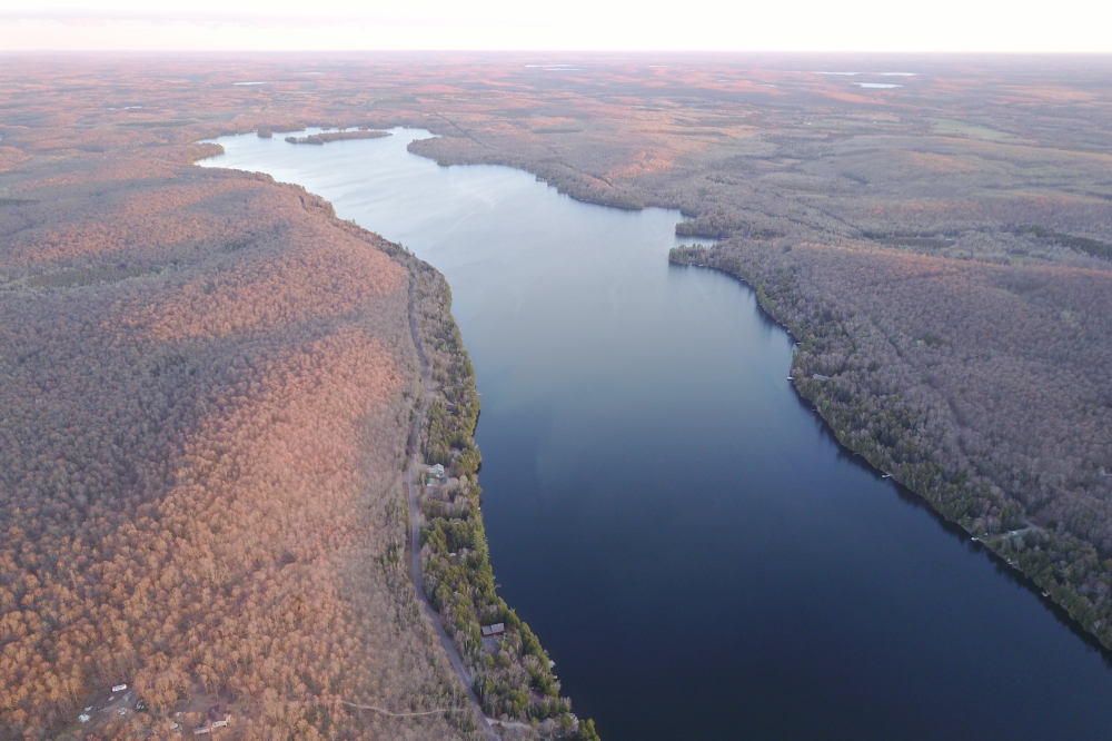 With barely swimmable water comes the sprouting of the piers and the planting of the boat lifts. The pontoon crane guy planted lifts all week and a few piers have sprouted, but it'll be past Memorial Day before a full pier crop will be extended from the entire shoreline.