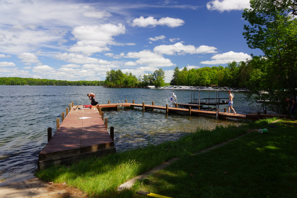 The last piece was dropped into place just before 3:00 PM.