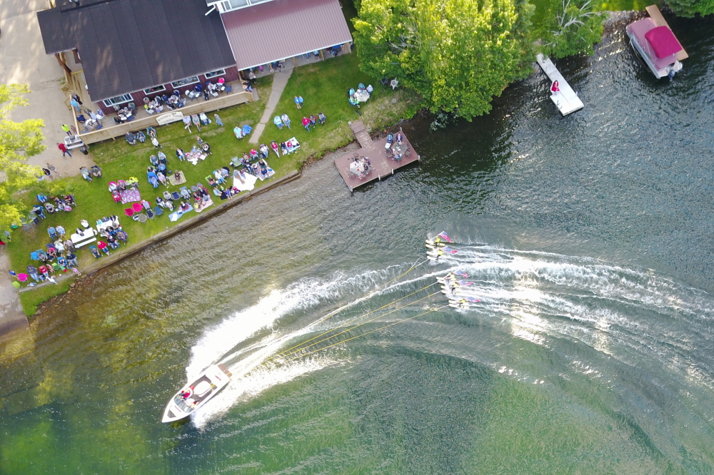 The crowd was larger than expected and well behaved.