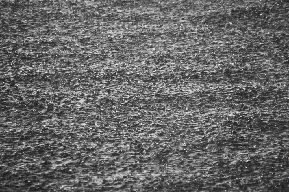 A minute after that, the forecasted doom arrived.