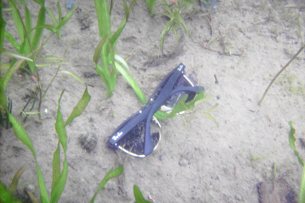 The week started with a dive rescue mission. During a special ski show, some sunglasses ended up on the lake bottom off the deep side of the show dock.  They were found, photographed, recovered, and returned without incident.