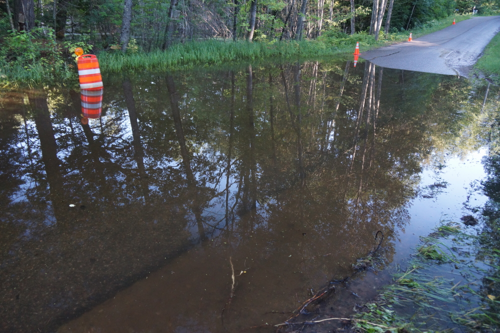 The ponds in the southeastern corner of the lake have grown and now cover much of Lake Lucerne Drive.