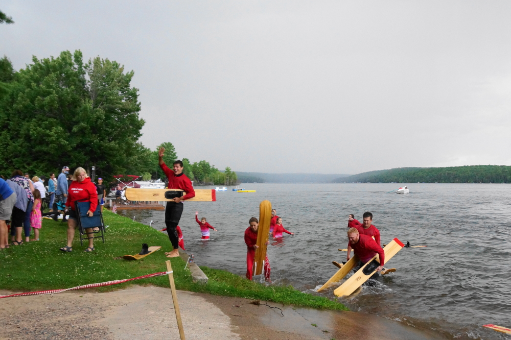 As the pyramid-teers left the lake, the north end of Lucerne became obscured by a curtain of liquid terror. The crowd fled, but many were not fast enough to avoid the gusting wind, driving rain, and sharknados.
