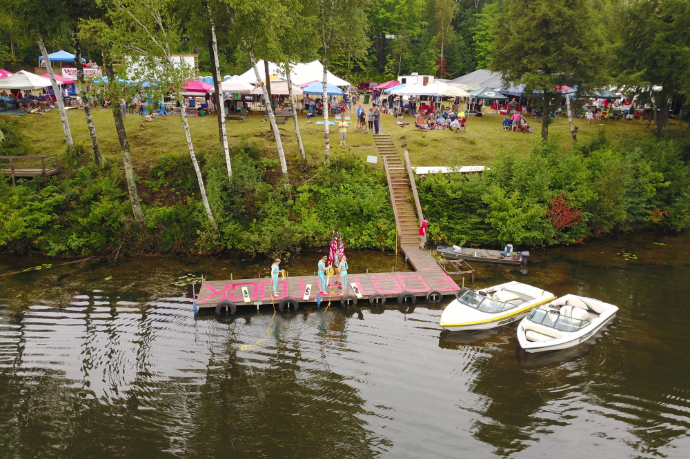 The crowd that gathered to watch and cheer on their favorite was one of the largest ever.