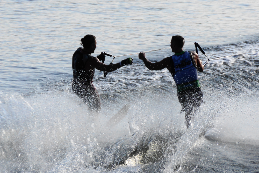 It's the traditions at Footstock that set it apart from other sporting events. The take off fist bump is one our favorites.