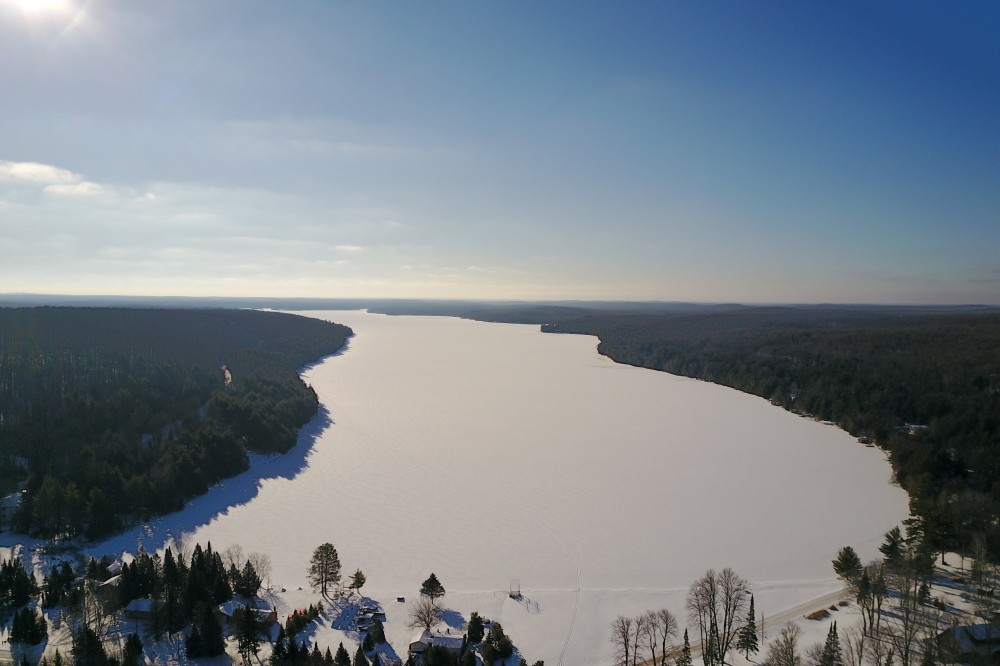 There's enough snow on the lake to build a few forts, but it's a close thing. We could use a few more inches before the 30th Annual Lake Lucerne Bottle Rocket War scheduled in just under 2 weeks. While the lack of heavy snow will complicate some events, if the snow drought continues, packing trails and hiking maple to maple during the upcoming tapping season is gonna be trivial. Huzzah!<br><br>-Nemo, despite the sunny days, is shamefully untanned.