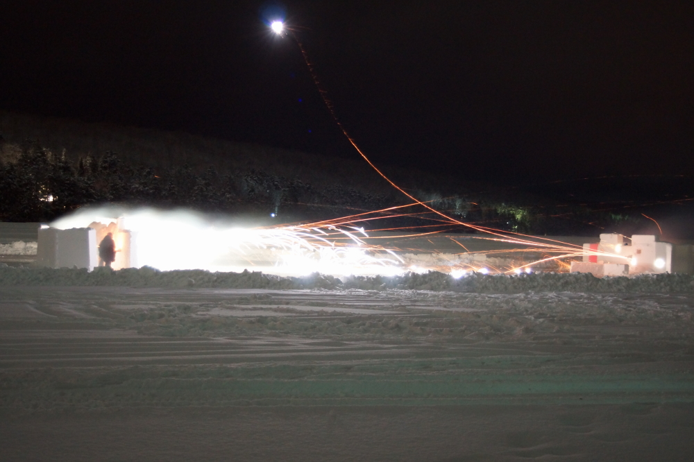 The North responded in kind.