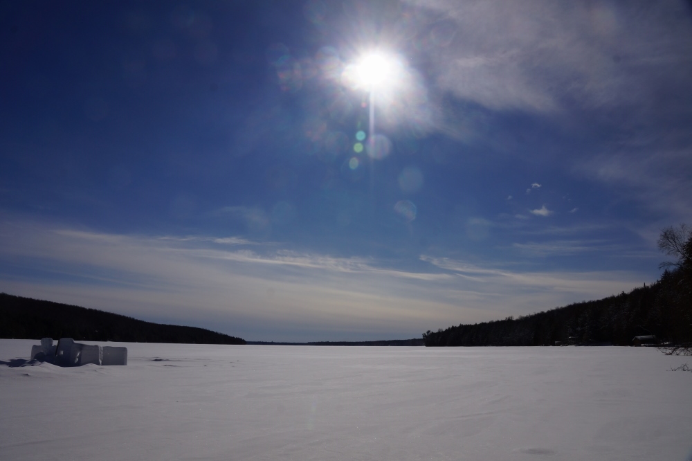 Firstly, we'd like to welcome Thomas James "TJ" Schallock to the Lake Lucerne community.  After wasting his first almost 48 hours seeking fun and excitement in the big city, we believe that the almost eight and a half pound hunk of baby finally made the correct choice and moved to the lake. You won't regret it, TJ.  As a side note, while Thomas James is a fine name, given the weather, we'd expected Nanook, The Mighty Quinn, or Freezemeister.  Secondly, never taunt Deep Winter.  A good taunting can be difficult to resist, especially if the taunted smells faintly of elderberries, but there's always the chance that the pummeler will become the pummelie. Curse you Charles Atlas!  In summation, by the end of last week, if you love snowmobiling in the sub-zero, skiing in the frosty freeze, or suffer some other similar sort of brain damage, the current state of the lake area is for you.<br><br>-Nemo "Freezemeister" hopes to see a swift end to this new "colden age".