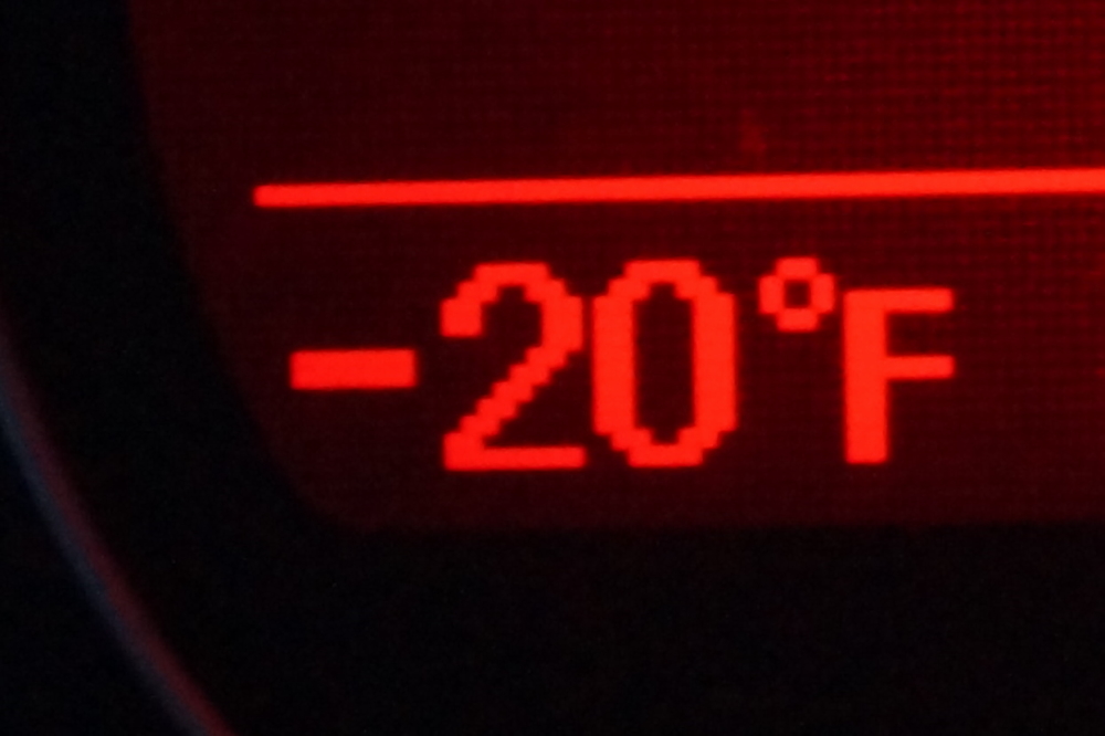 Mrs Nemo's car confirmed the obvious. Deep Winter was back, pummeling us to the ground and kicking snow in our faces.