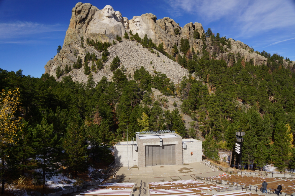 A small amphitheater in front of the monument was a pleasant surprise.