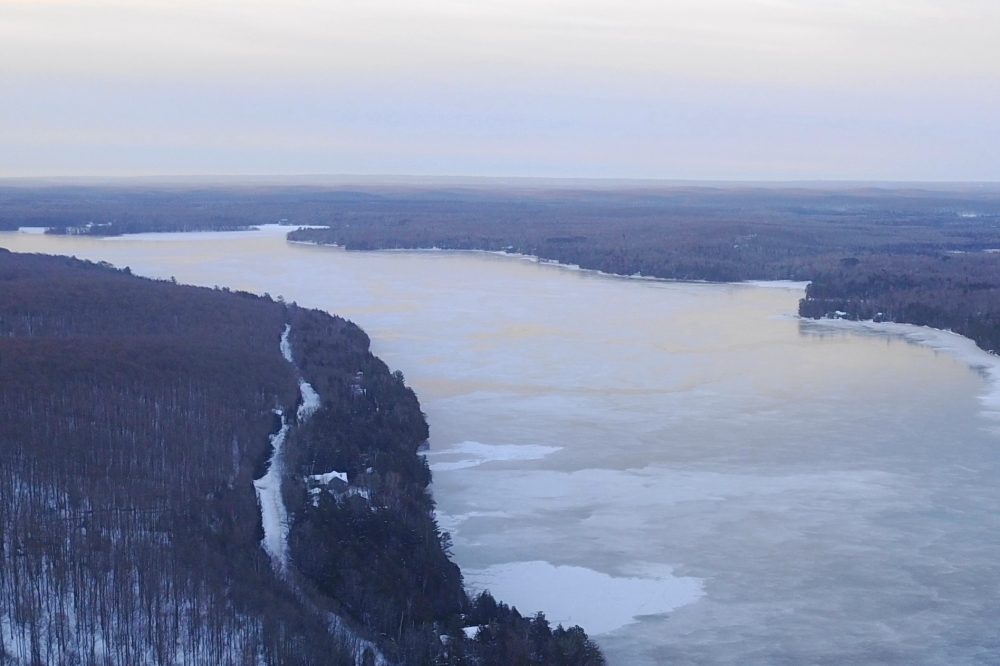 Elements nearer the South end of Lucerne remained open. Nobody skied.
