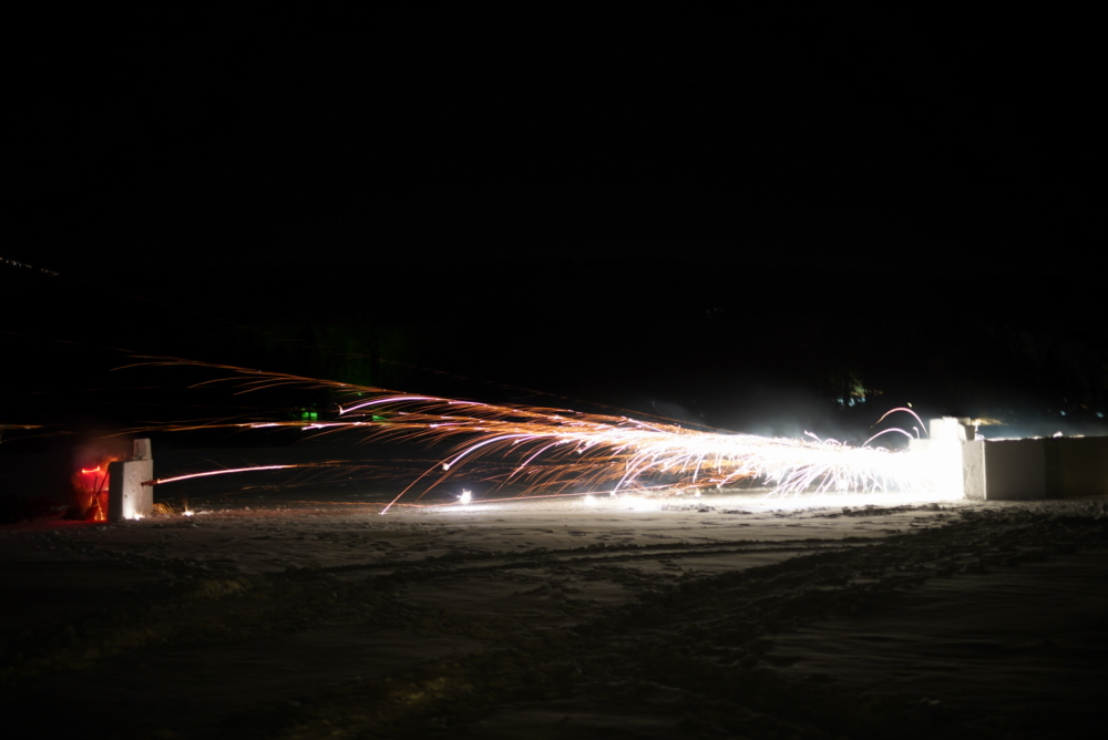 Before the echo rebounded off the hills, the battle was fully and loudly joined.