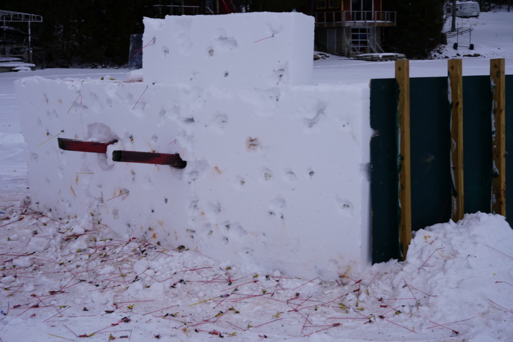 The northern fort was scarred, but still standing.