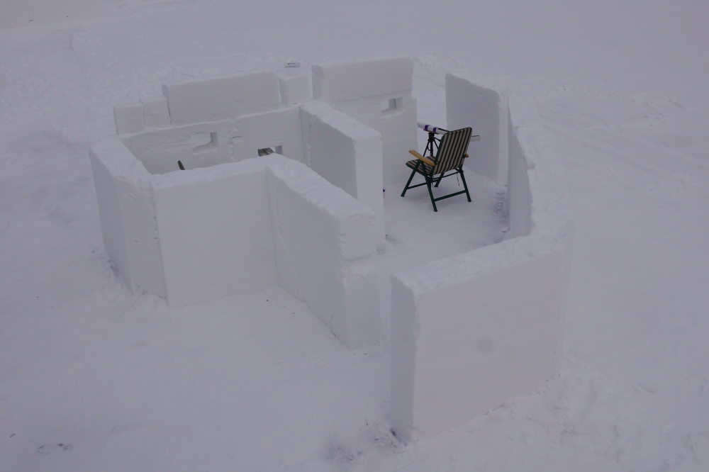 By Saturday afternoon, the southern citadel boasted anti-wind walls, a gathering area, and two gunnery antechambers 