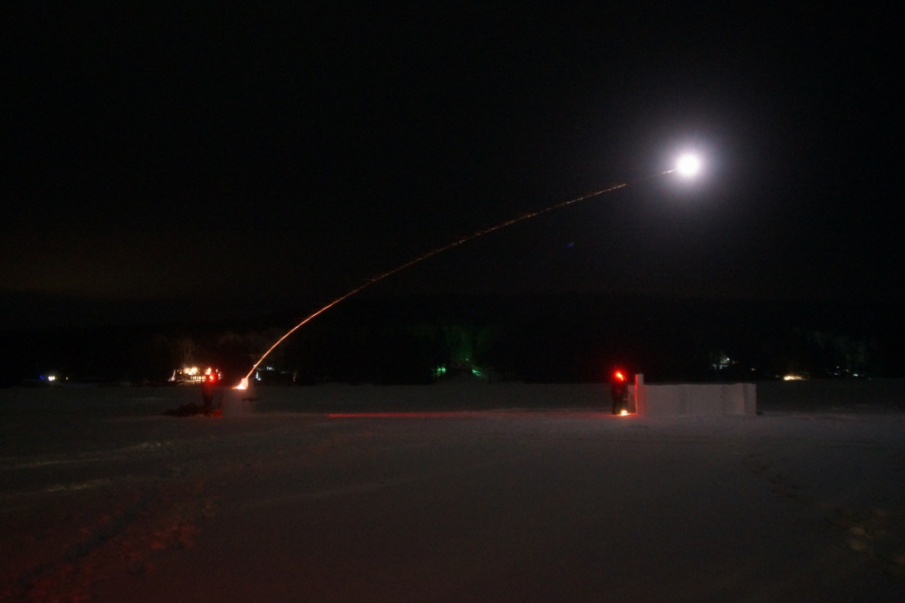 The war started on Saturday with a warning shot fired at 6:39 PM.