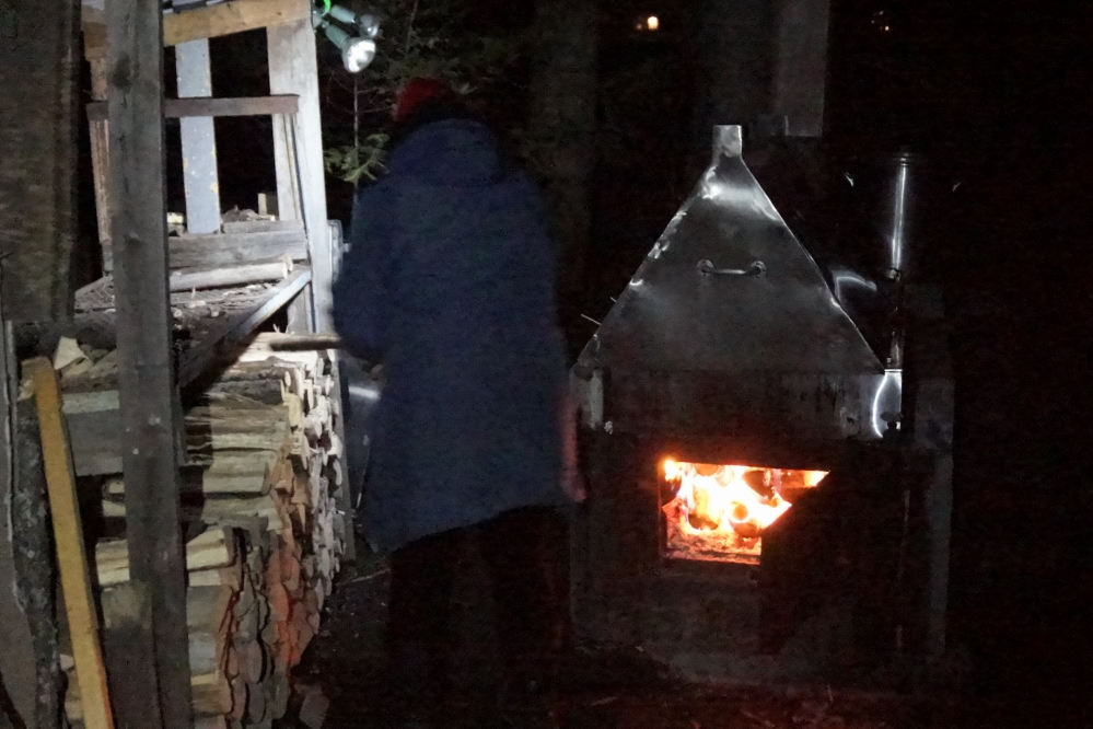 Sugarmen burned late into the night to keep up with the dripping maples.