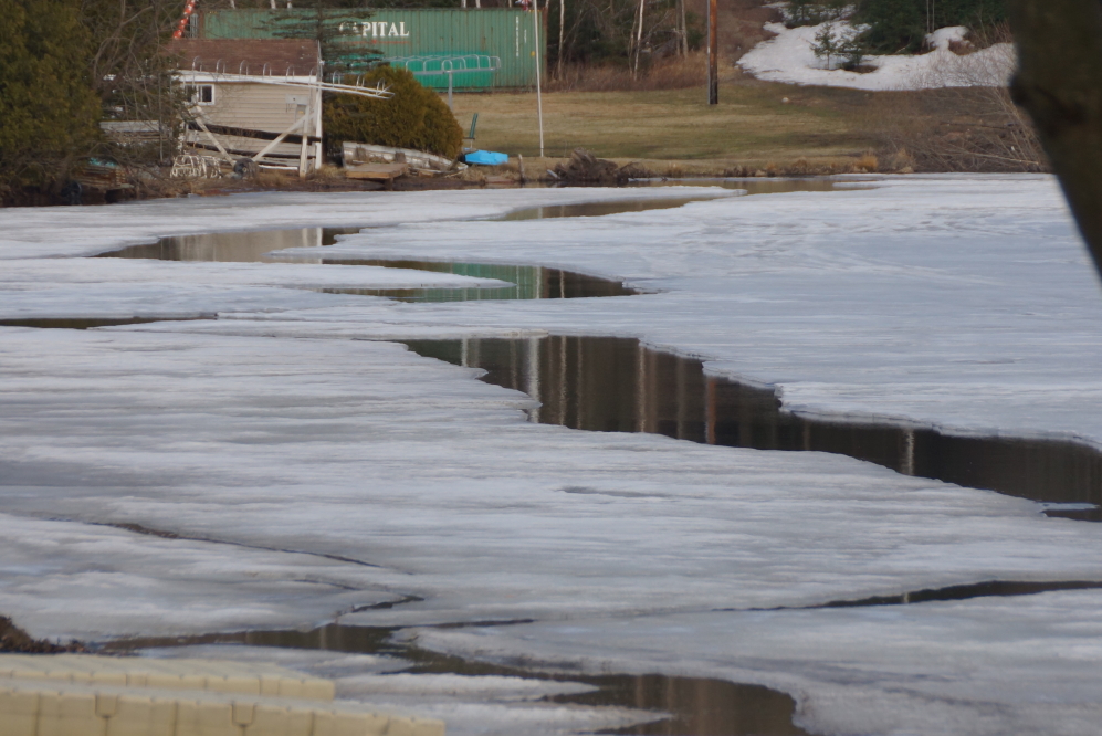 We didn't get any images of the southern parts of the lake, but it's opening up, too.