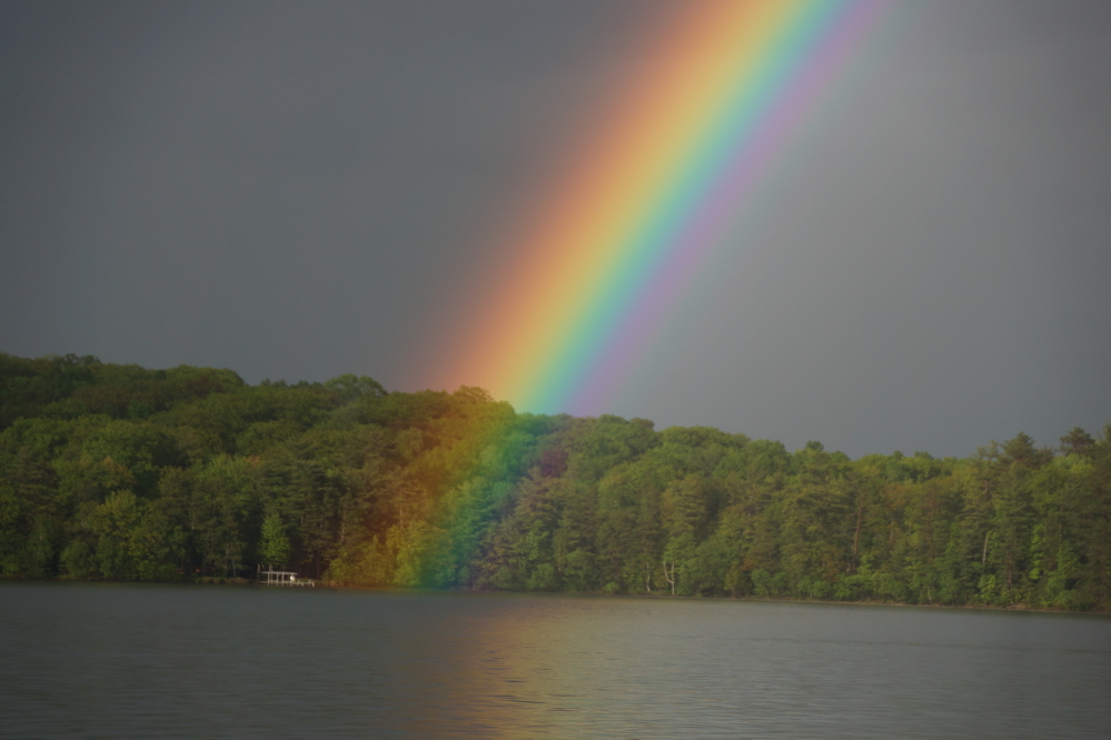The pot of gold looked to be a few hundred yards off shore under 50 feet of water. We forgot our SCUBA gear, making the score so far this year; leprechauns 1, Nemo 0. 