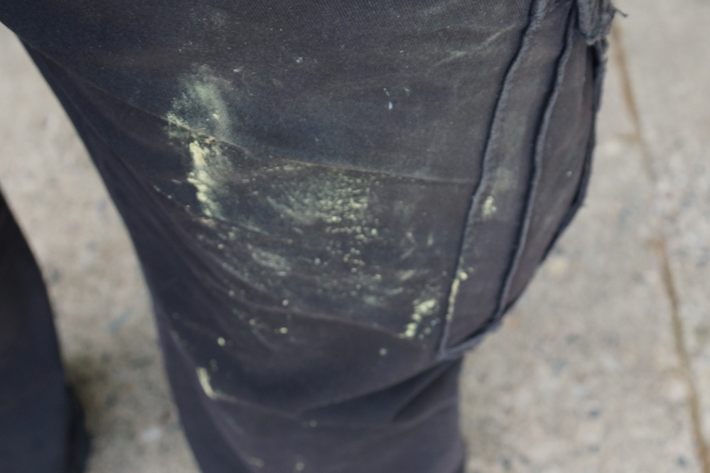 and pants. It brushes off pretty easily though, so Mrs Nemo did not murdelize me or anything for destroying yet another piece of clothing.