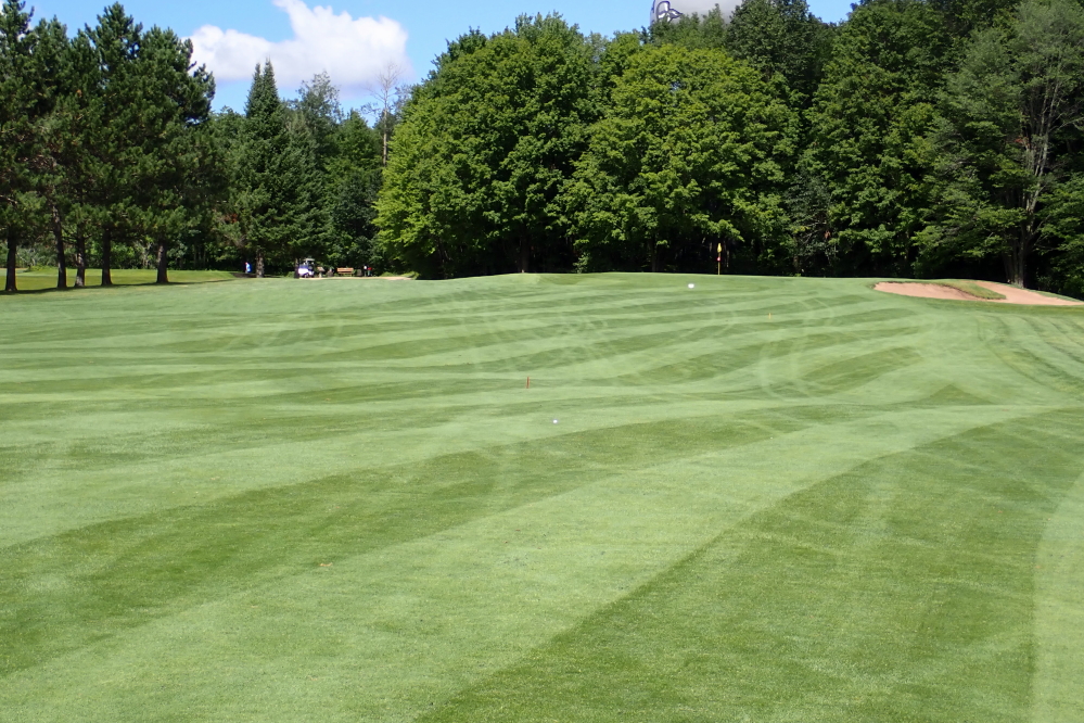 Back off the water, the NCC golf course is in great condition. 