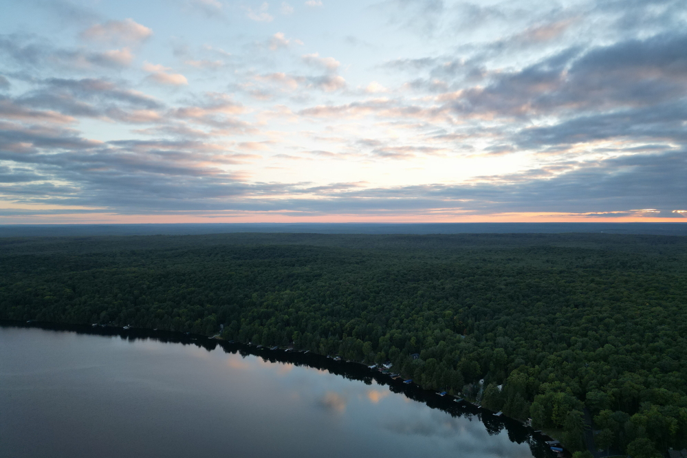 Sunsets during the hot part of the week were great.