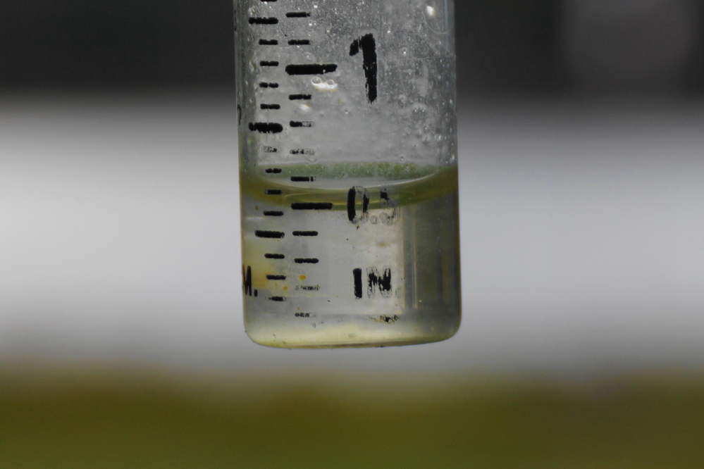 The lake went up about a half an inch after the storms moved out.