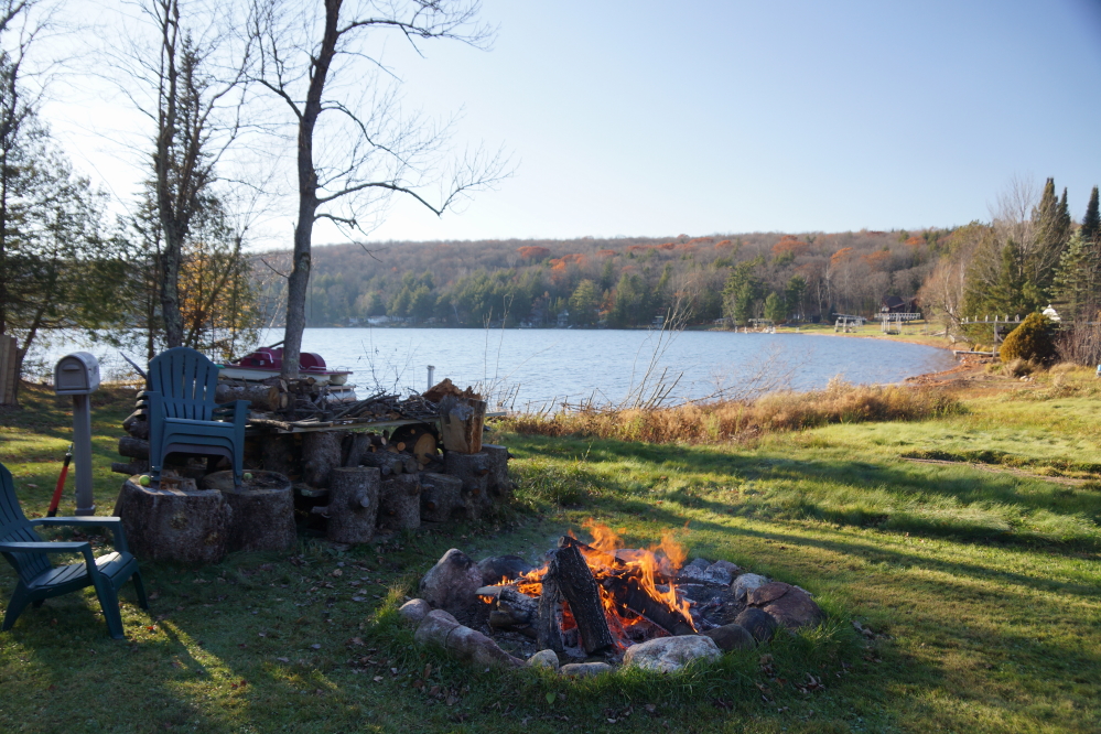 The evenings were a little less cold but could still be described as chilly. The still air and long shadows made for some good campfire weather.