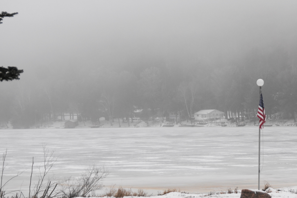 When the warmer air hit, so did the fog. 