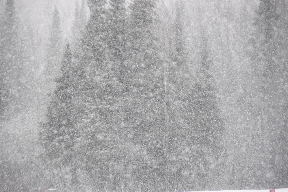 It continued on and off through Wednesday.