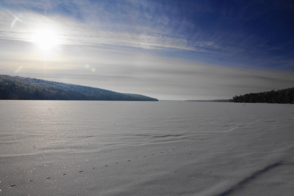 Winter is so much better when the sky is clear-ish and the sun is up or the stars are out. The Orion-Taurus-Pleiades combination is one of those great sky objects you miss if you're not here in Winter. Another object you'd miss in the Summer is the Annual Lake Lucerne Bottle Rocket War. In less than 2 weeks, the forts will be built, almost 4000 rockets will be fired, and the after party at the bar will be enjoyed by both the combatants and spectators alike. The location of this 32nd annual event has been moved to the northeastern corner of Lucerne this year to help with parking and to assure that watching can be done from the bar.<br><br><br>-Nemo's going to enjoy the 32nd from behind an ablative snow wall on the ice.