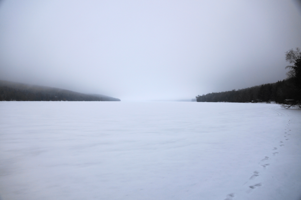 Last week started off foggy, still, and mild. At the beginning of Bottle Rocket War Week there's usually a foot or so of snow, but not this year. We have plenty of ice but the lack of fluffy white stuff had us concerned. Plans were made to mine snow from the large lawn deposits, but this was probably going to require more effort than the men were willing to put out. Fort size and quality were set to suffer.