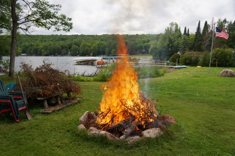 The new era of low fire danger and puddles was celebrated by some in a ginormous manner.