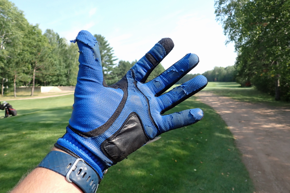 And then there was golf. To compensate for a distinct lack of skill, a good golf glove can help lower your score, or so I'm told by people that sell golf gloves. Most pick a glove for the feel or fit. Others pick theirs for the color.