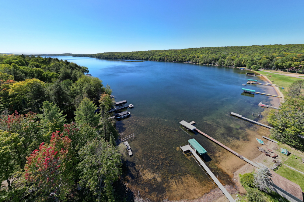 The dryness of August has dropped the lake level four inches since July ended.