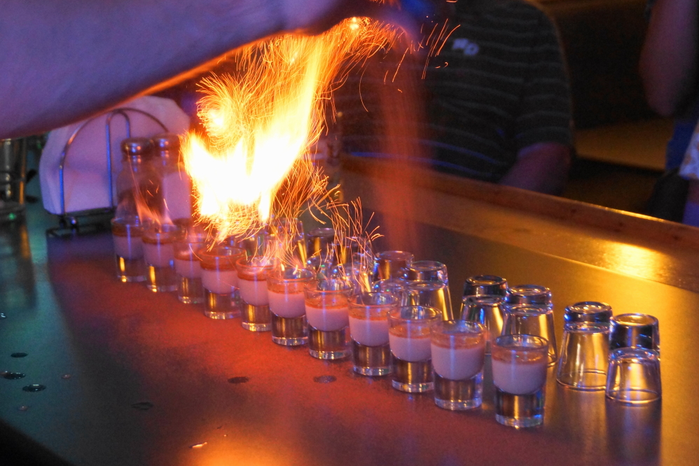 The after party started at 5:30 PM and was well attended. The Bailey's comet was spotted just before 9:00 PM.