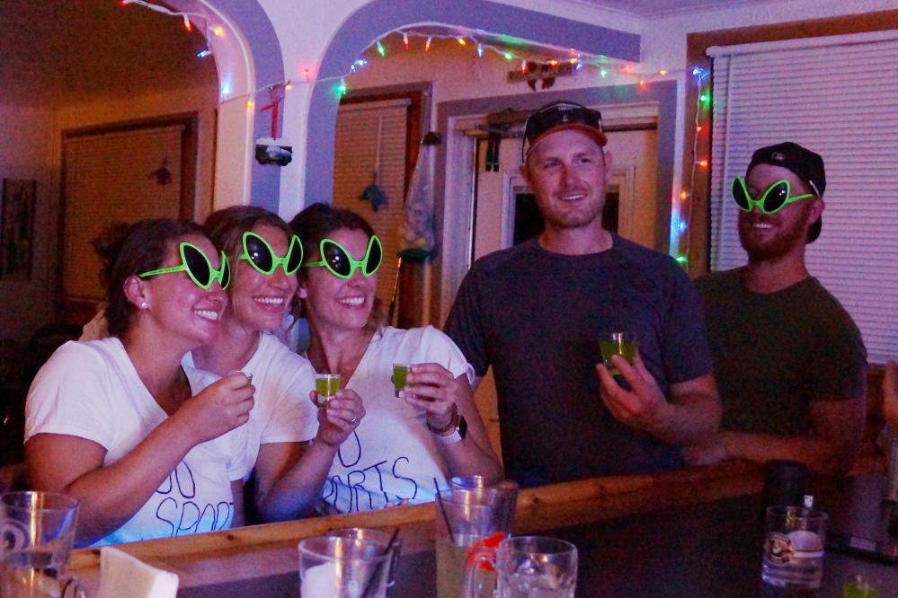 Among the many, many shots served that night, the Alien Secretion was one of our favorite.