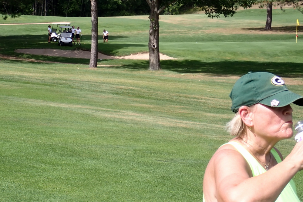 On Sunday, the Knott Lane Golf outing was held at the NCC. Ten groups of golfers braved the late summer heat.