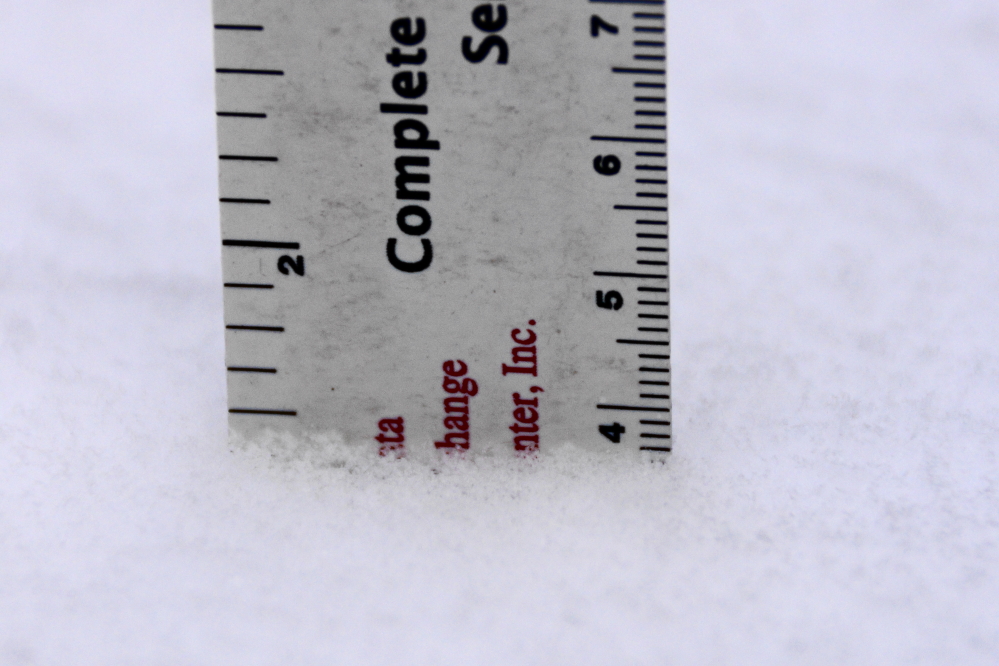 When it was over, we only got 1.5 inches. It felt like more.