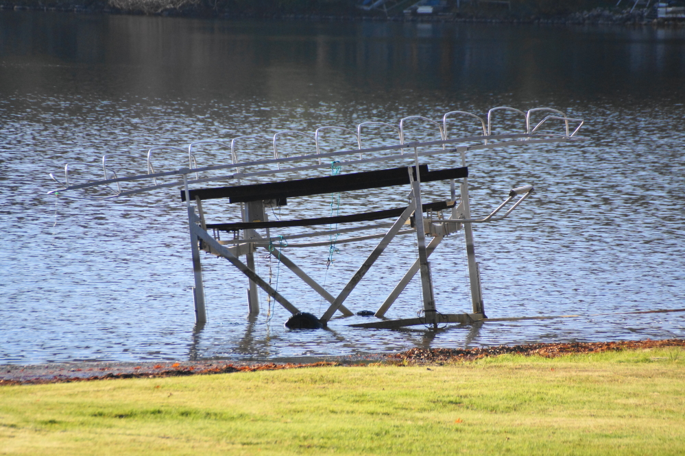 The lonely contraption was pulled from the water a short time later.
