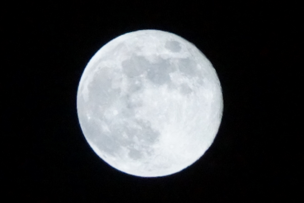 The snow covered ground reflecting the moon's light made for some pretty bright nights. Many posted pictures on the Facebook. No one skied on the flat, well lit, but somewhat cool, water.