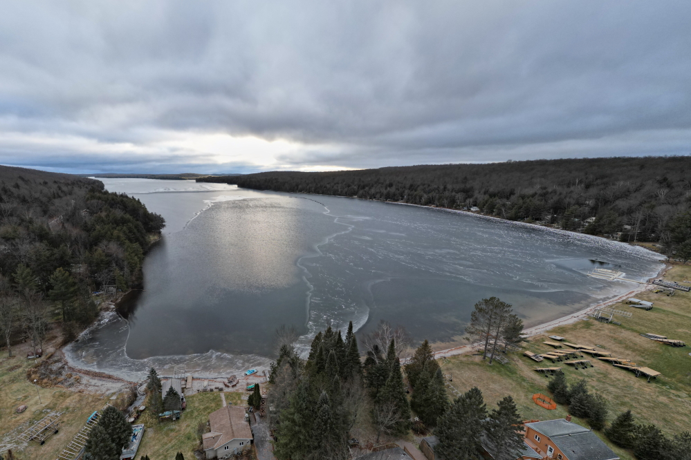 It won't be long now. The great thing about this year's (or would that be next year's?) ice-in is that it makes the Annual Ice-In Contest winner determination trival. Congratulations to those with the foresight and boldness to have selected "after December" for their ice-in date. We'll get those checks out just as soon as we get a formal date of ice-in. The lateness of ice-in this year should make for a shorter winter, but these things have a tendency to even themselves out. Let's hope that the winners of the 2024 ice-out contest are not those that pick "after June".<br><br><br>-Nemo conked out well before midnight, missed the first swim of '24