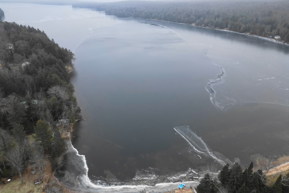 Well before the weekend, wind and a little warmer air expanded the open water.