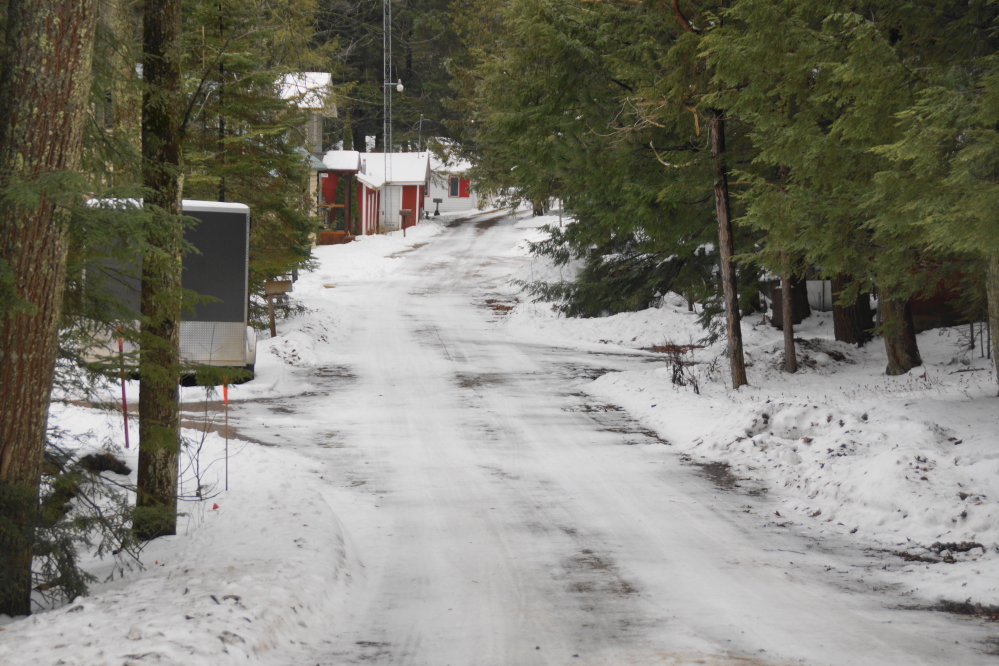 The condition of Knott Lane got better. It's got to thaw a bit more to be declared "Minty Fresh", but it's a start. 