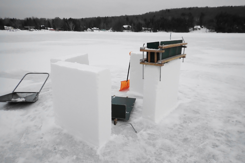 By sunset on Tuesday, both of the forts required just a little trim work and maybe a short "Skip Wall".