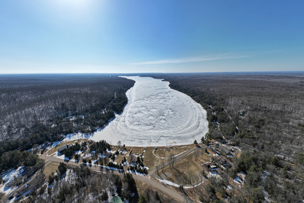 Most of the snow is gone. It increasingly looks like ice-out could be early this year. We'll get the Twenty Second Annual Lake Lucerne Ice-Out Contest posted this week. The earliest the ice has left the lake since 1993 was back in 2012. I'm not sure if we'll beat that March 21st date this year, but it could be close.<br><br><br>-Nemo's trying to convince local eagles that local squirrels would make a great snackrifice.