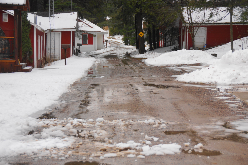 At the start of the week, it was noted that the condition of Knott Lane has been better.